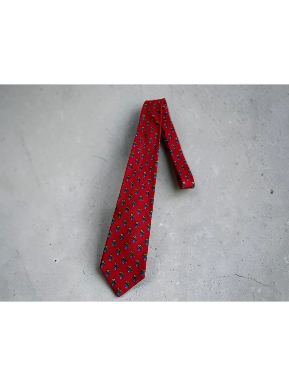 BROOKS BROTHERS Holiday Ornament Silk Blend Tie